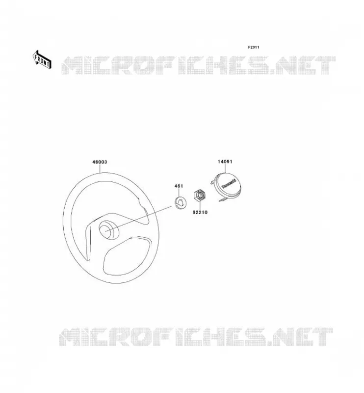GUIDON Kawasaki SSV 620 2010 MULE 4000  KAF620PAF