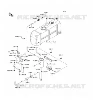 SYSTEME D'EVAPORATION CARBURANT(CA) pour Kawasaki MULE 4010 TRANS 4X4 2011