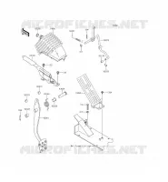 PEDALE DE FREIN/LEVIER ACCELERATEUR pour Kawasaki MULE 4010 TRANS 4X4 2014