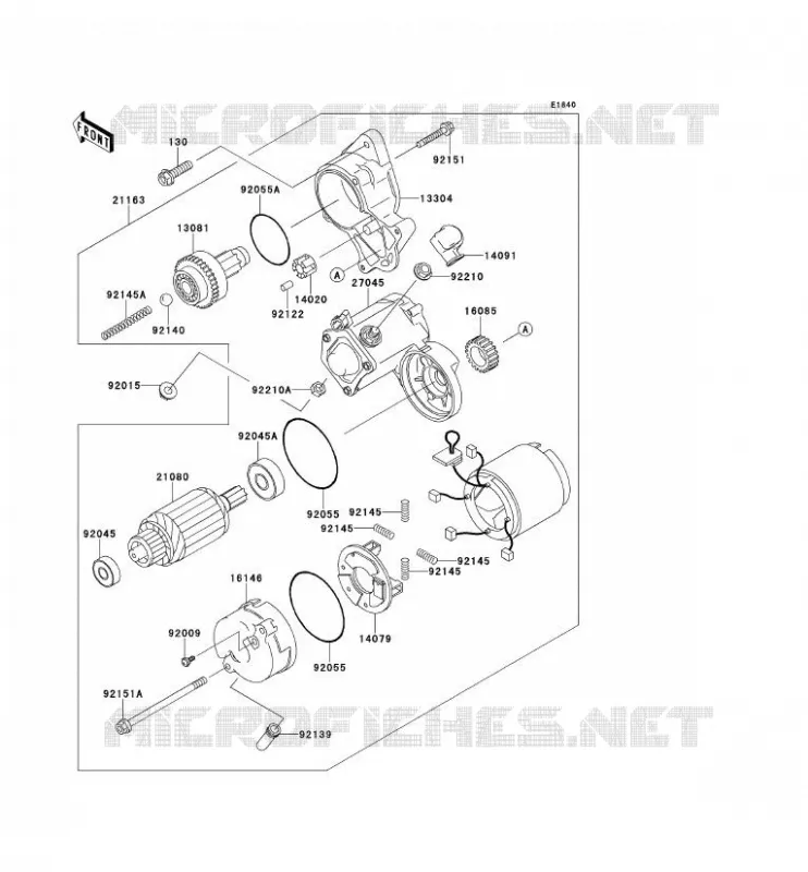 D&Eacute;MARREUR(-FD620DE485832) Kawasaki SSV 620 2012 MULE 4010 TRANS 4X4  KAF620SCF