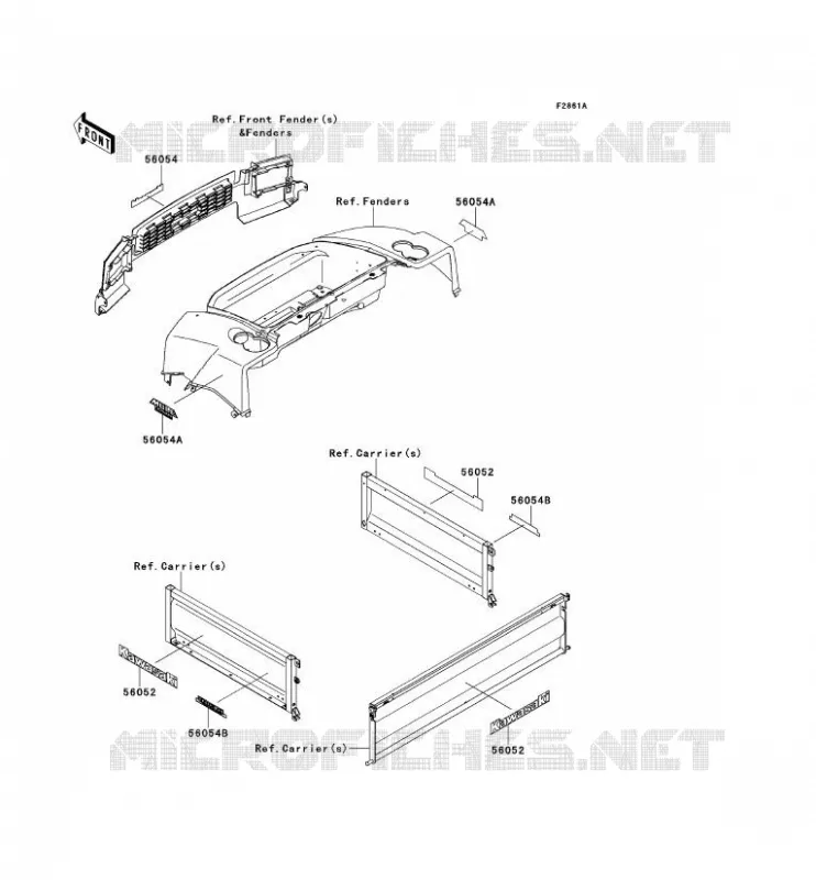 STICKER Kawasaki SSV 620 2013 MULE 4010 TRANS 4X4  KAF620SDF