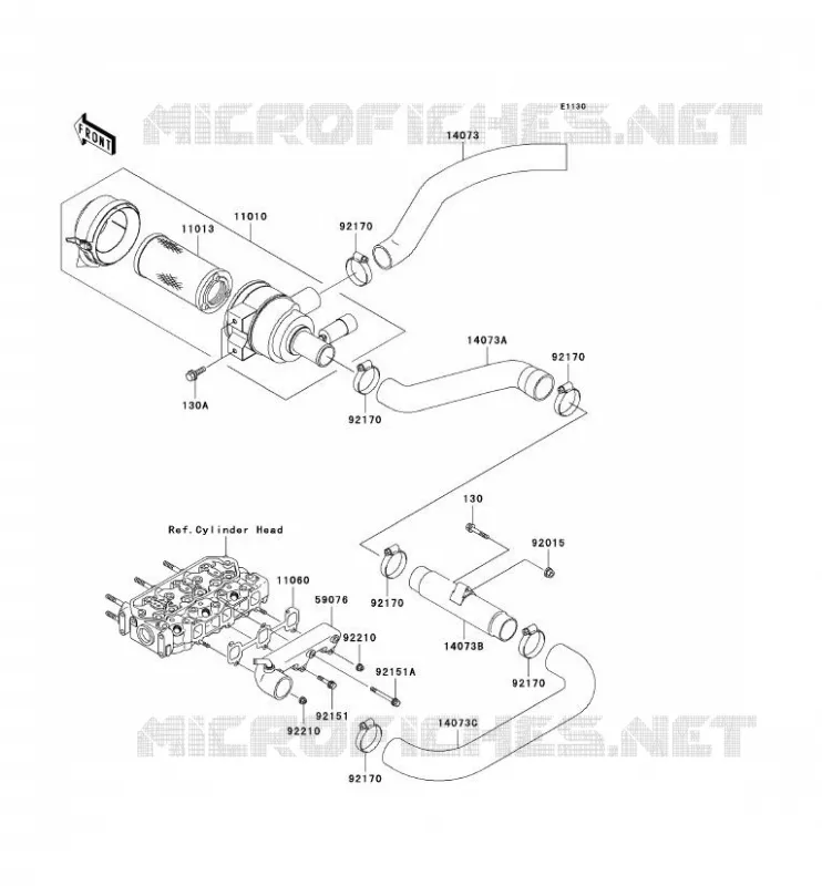 FILTRE A AIR Kawasaki SSV 950 no_year MULE 3010 DIESEL  KAF950-B1