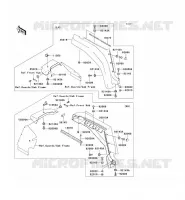 GARDE BOUE AVANT pour Kawasaki MULE 3010 DIESEL no_year