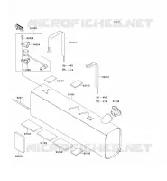 RESERVOIR CARBURANT pour Kawasaki MULE 3010 DIESEL no_year