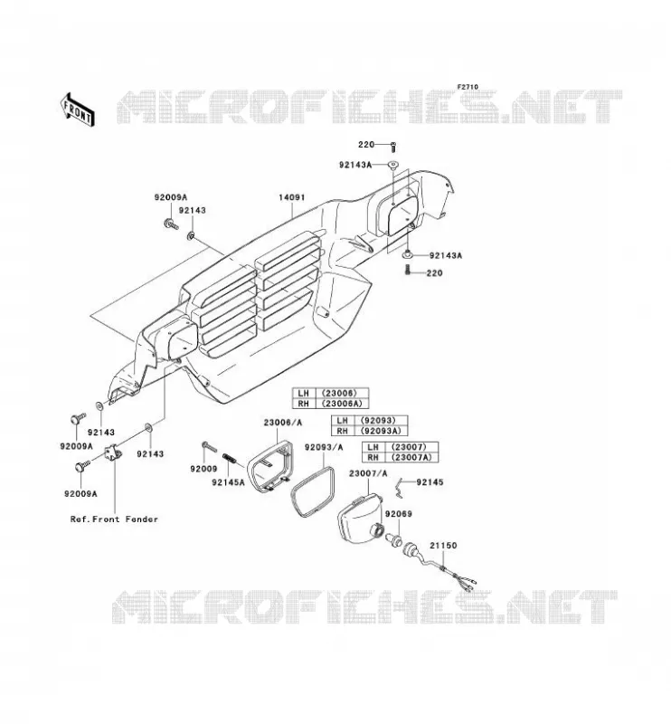 OPTIQUE(S) Kawasaki SSV 950 2005 MULE 3010 DIESEL 4X4  KAF950-B3