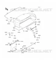 GARDE BOUE pour Kawasaki MULE 3010 TRANS 4X4 DIESEL 2007