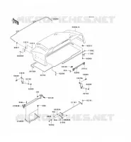 GARDE BOUE pour Kawasaki MULE 3010 DIESEL 4X4 2008