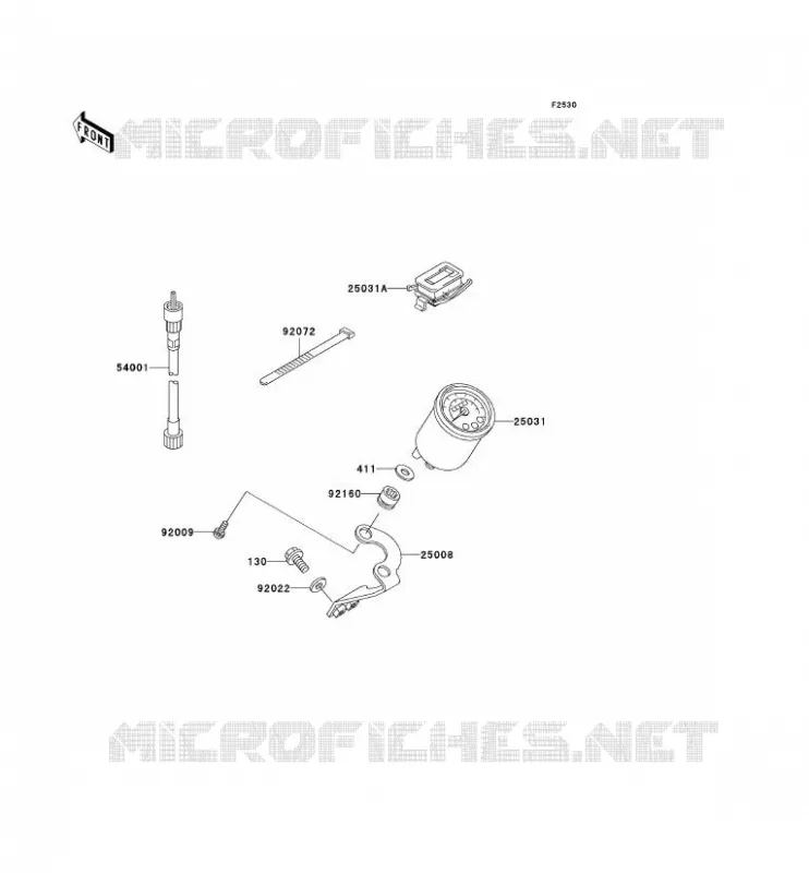COMPTEURS Kawasaki SSV 950 2008 MULE 3010 TRANS 4X4 DIESEL  KAF950E8F