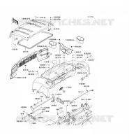 GARDE BOUE pour Kawasaki MULE 4010 DIESEL 4X4 2012