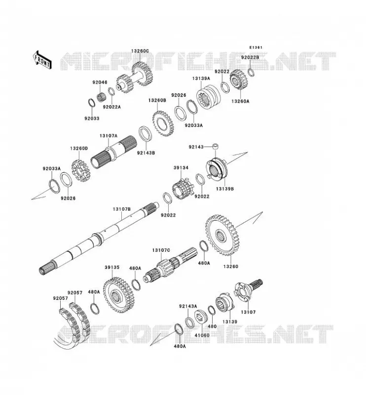 TRANSMISSION Kawasaki SSV 950 2009 MULE 4010 TRANS 4X4 DIESEL  KAF950G9F