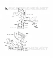 GARDE BOUE ARRI&Egrave;RE pour Kawasaki MULE 4010 TRANS 4X4 DIESEL 2009