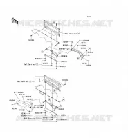 GARDE BOUE ARRI&Egrave;RE pour Kawasaki MULE 4010 TRANS 4X4 DIESEL 2012