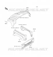 CATADIOPTRES(CN) pour Kawasaki TERYX 750 4X4 SPORT 2009