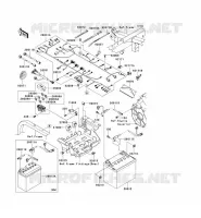 CHASSIS EQUIPMENT ELECTRIQUE pour Kawasaki TERYX 750 4X4 SPORT 2009