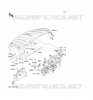 GARDE BOUE AVANT pour Kawasaki TERYX 750 4X4 SPORT 2009