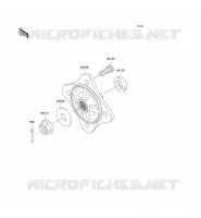 MOYEU ARRIERE/FREIN pour Kawasaki TERYX 750 4X4 SPORT 2009