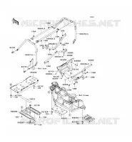 PROTECTION/CHASSIS CAB pour Kawasaki TERYX 750 4X4 SPORT 2009