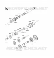 TRANSMISSION pour Kawasaki TERYX 750 4X4 SPORT 2009