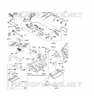 CHASSIS EQUIPMENT ELECTRIQUE pour Kawasaki TERYX 750 FI 4X4 2011