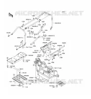 PROTECTION/CHASSIS CAB pour Kawasaki TERYX 750 FI 4X4 2011