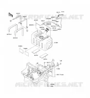 RESERVOIR CARBURANT pour Kawasaki TERYX 750 FI 4X4 2011