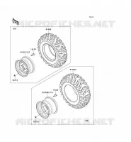 ROUE/PNEUS pour Kawasaki TERYX 750 FI 4X4 2011