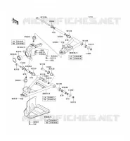 AMORTISSEUR AVANT pour Kawasaki TERYX 750 FI 4X4 2013