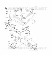&Eacute;CHAPPEMENT pour Kawasaki TERYX 750 FI 4X4 2013
