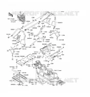 PROTECTION/CHASSIS CAB pour Kawasaki TERYX 750 FI 4X4 2013