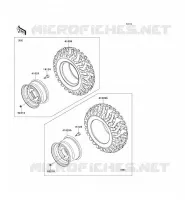 ROUE/PNEUS pour Kawasaki TERYX 750 FI 4X4 2013