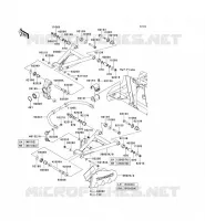 SUSPENSION ARRI&Egrave;RE pour Kawasaki TERYX 750 FI 4X4 2013