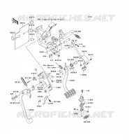 PEDALE DE FREIN/LEVIER ACCELERATEUR pour Kawasaki TERYX 750 FI 4X4 LE 2011