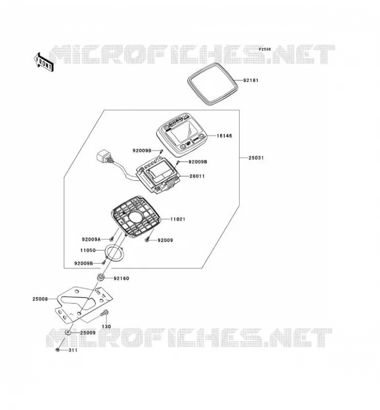 COMPTEURS Kawasaki SSV 750 2012 TERYX 750 FI 4X4 LE  KRF750PCS