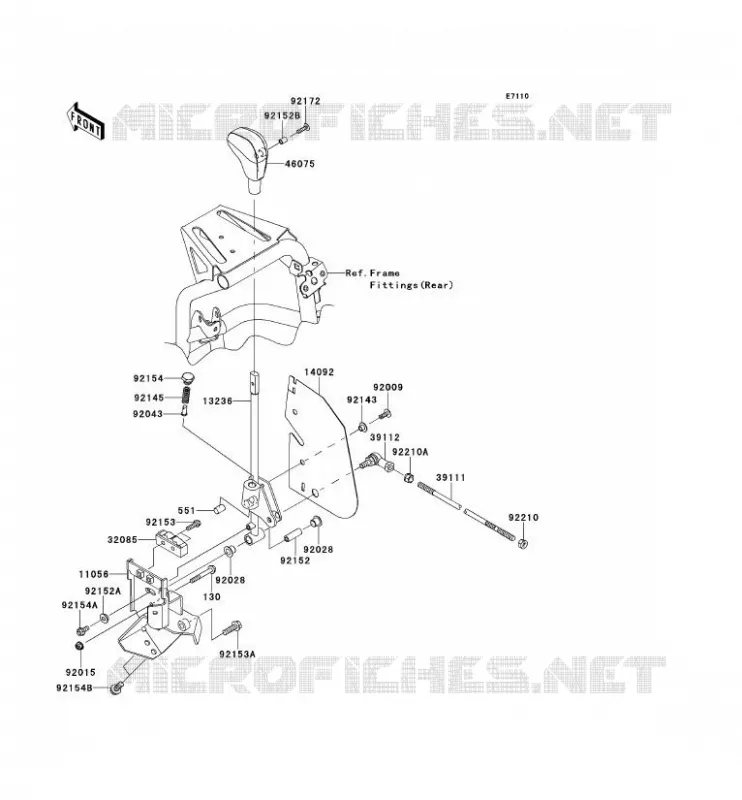 CONTROLE Kawasaki SSV 750 2013 TERYX 750 FI 4X4 LE  KRF750PDF