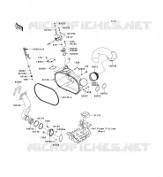COUVERCLE CONVERTISSEUR pour Kawasaki TERYX 750 FI 4X4 LE 2011