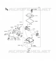 FILTRE A AIR pour Kawasaki TERYX 750 FI 4X4 LE 2011