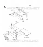 GARDE BOUE ARRI&Egrave;RE pour Kawasaki TERYX 750 FI 4X4 LE 2011