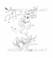 RESERVOIR CARBURANT pour Kawasaki TERYX 750 FI 4X4 LE 2011