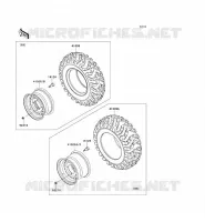 ROUE/PNEUS pour Kawasaki TERYX 750 FI 4X4 LE 2011