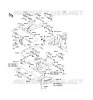 SUSPENSION ARRI&Egrave;RE pour Kawasaki TERYX 750 FI 4X4 LE 2011