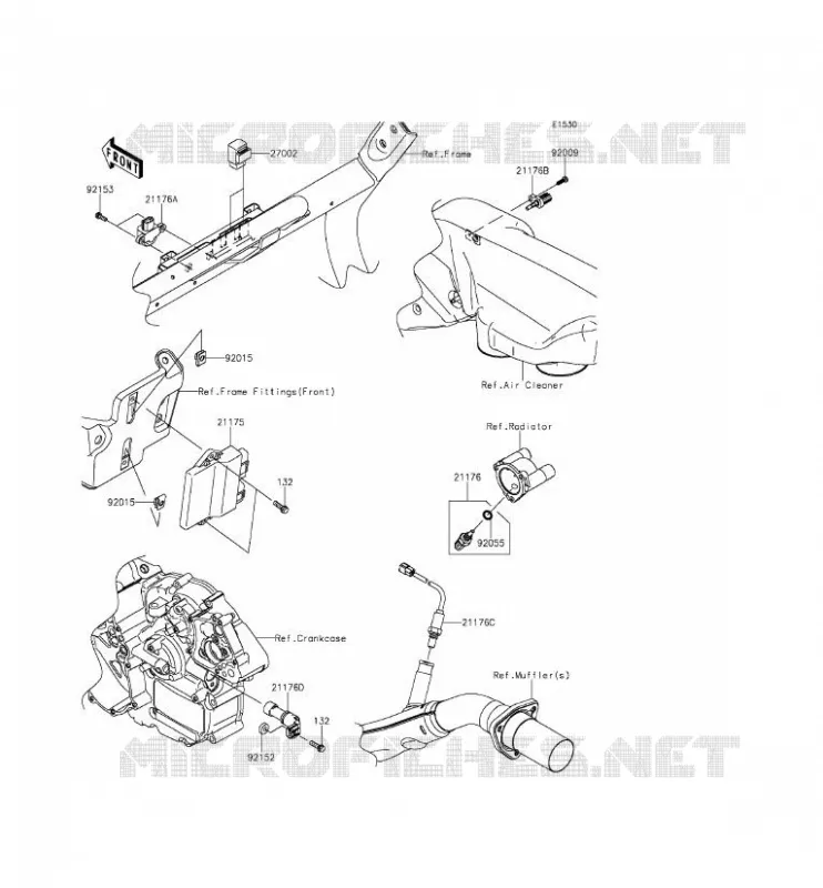 INJECTION CARBURANT Kawasaki SSV 800 2014 TERYX  KRF800CEF