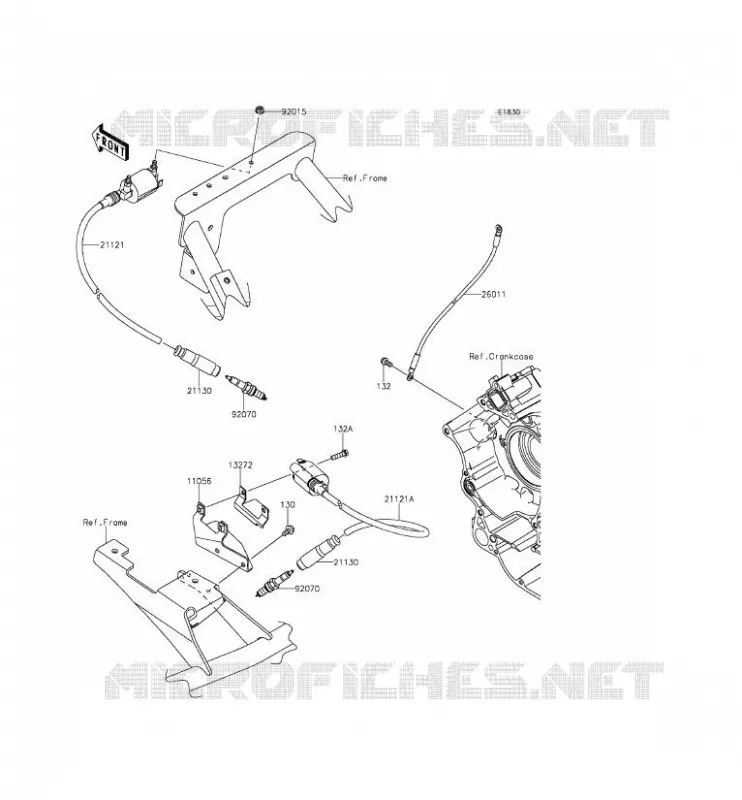 SYSTEME D&acute;ALLUMAGE Kawasaki SSV 800 2015 TERYX  KRF800DFF