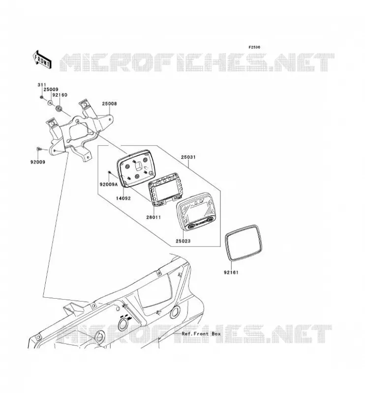 COMPTEURS Kawasaki SSV 750 2012 TERYX 4 750 4X4  KRT750ACF