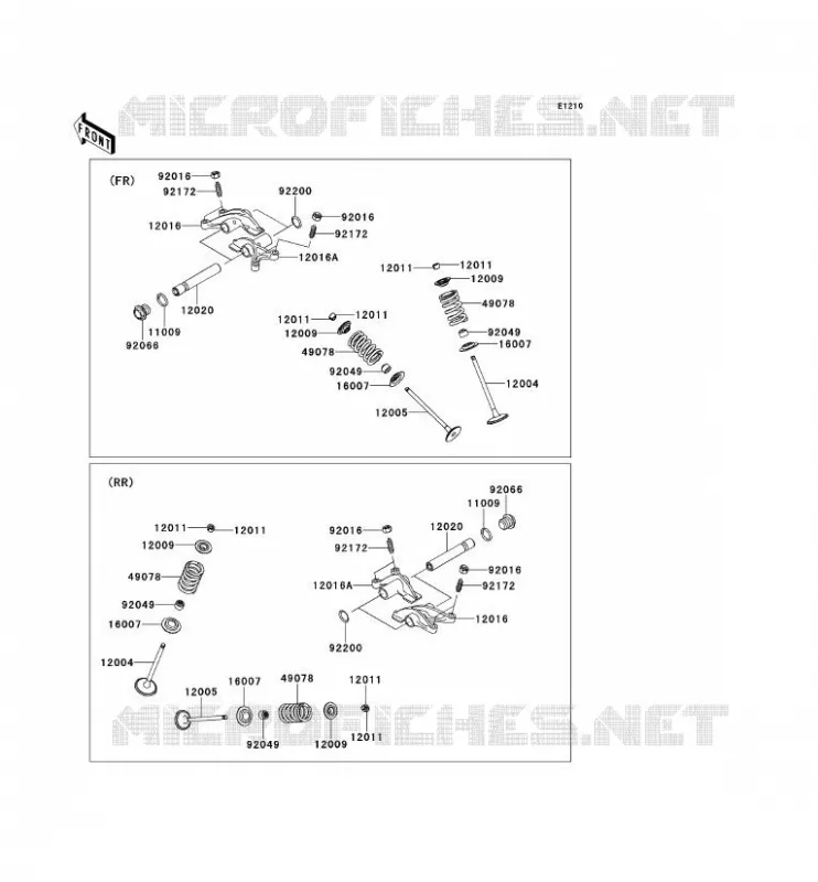 SOUPAPE Kawasaki SSV 750 2012 TERYX 4 750 4X4 EPS LE  KRT750CCF