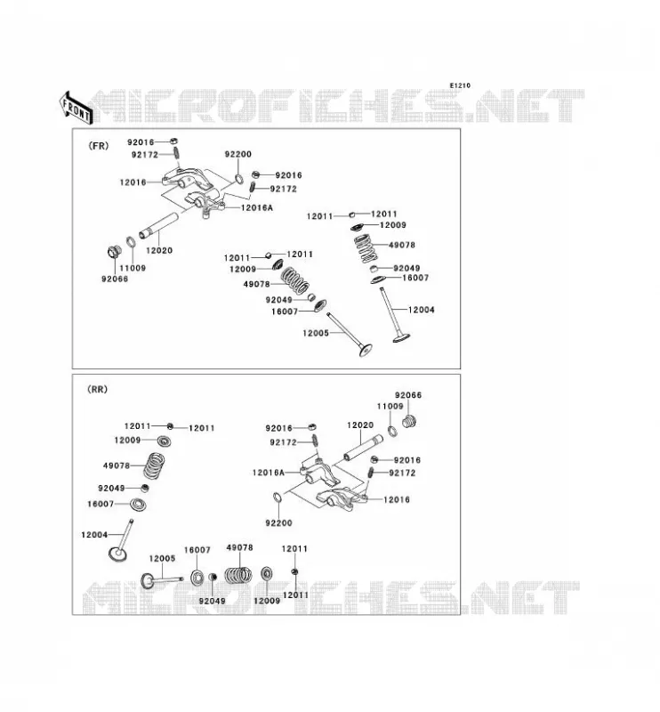 SOUPAPE Kawasaki SSV 750 2012 TERYX 4 750 4X4 EPS  KRT750DCF