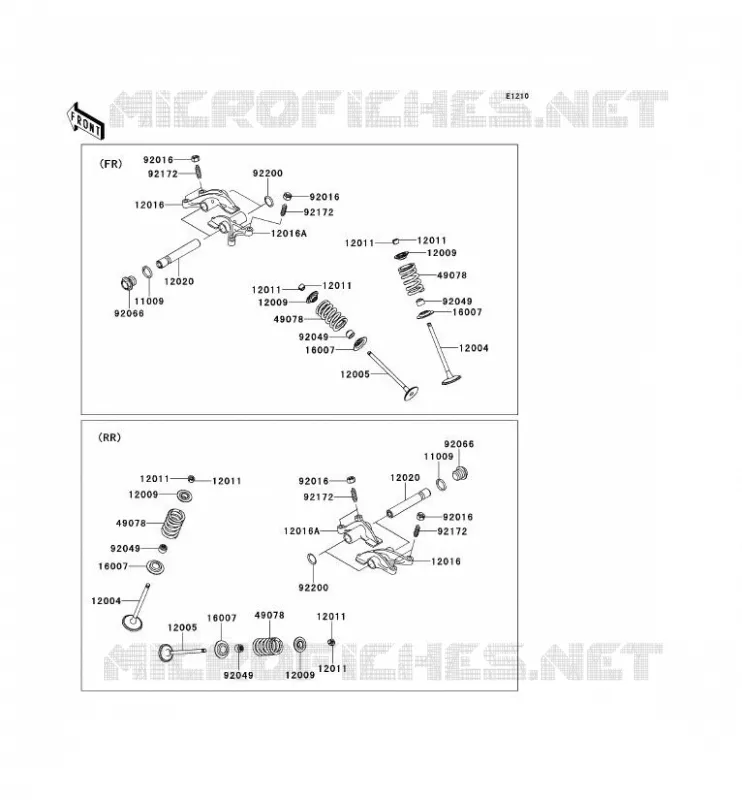SOUPAPE Kawasaki SSV 750 2013 TERYX 4 750 4X4 EPS  KRT750DDF