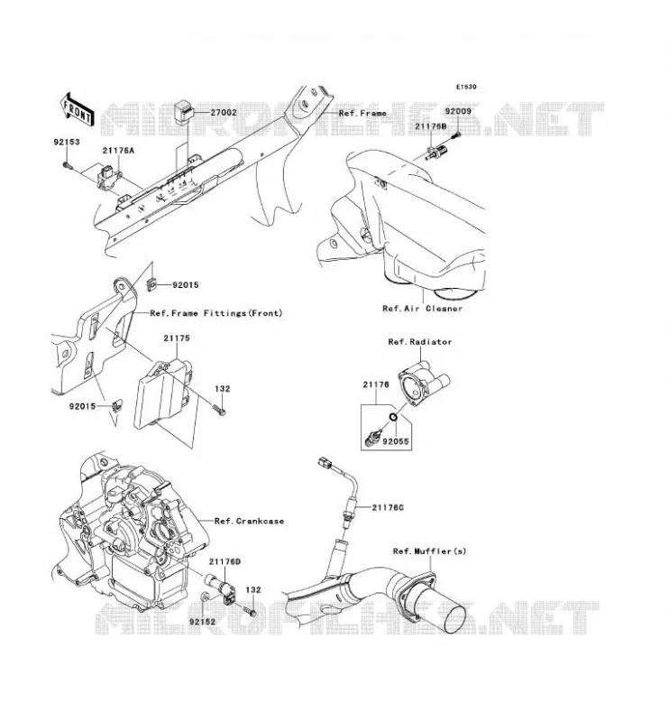 INJECTION CARBURANT Kawasaki SSV 800 2014 TERYX 4  KRT800AEF