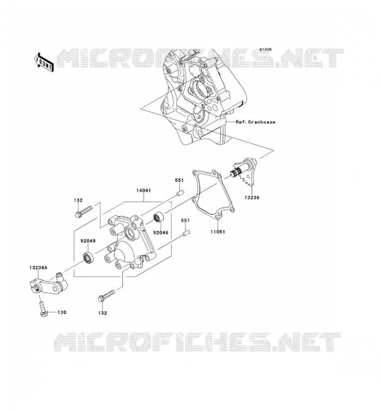 SELECTEUR Kawasaki SSV 800 2014 TERYX 4  KRT800AEF