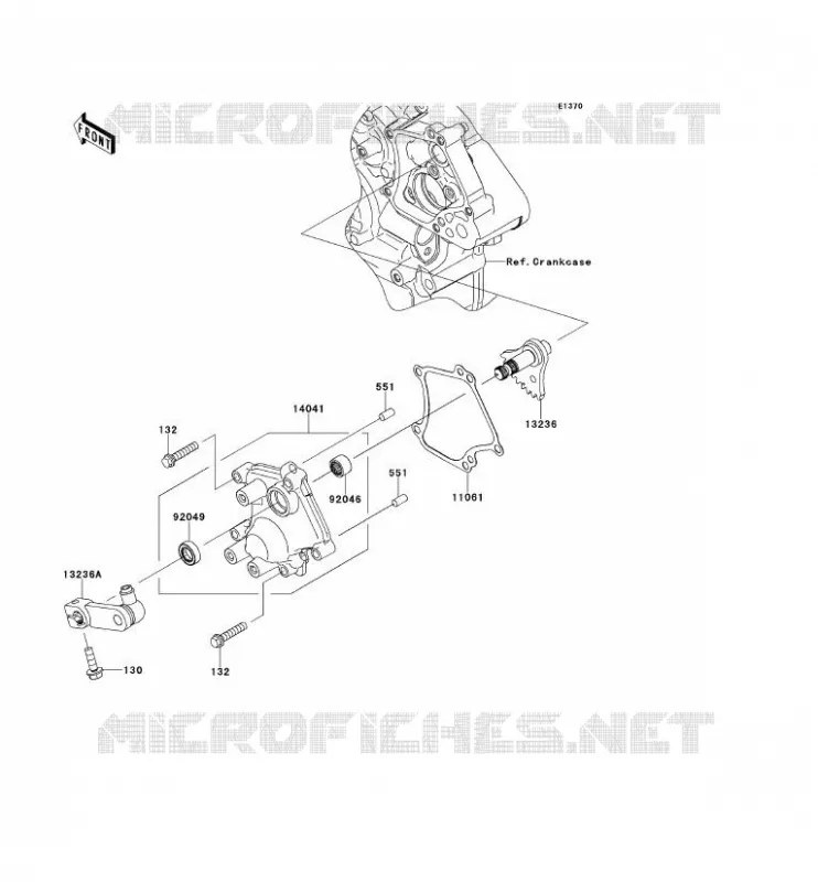 SELECTEUR Kawasaki SSV 800 2014 TERYX 4  KRT800CEF