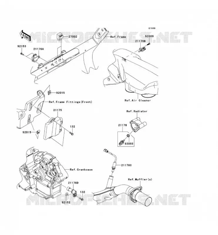 INJECTION CARBURANT Kawasaki SSV 800 2014 TERYX 4  KRT800CEF